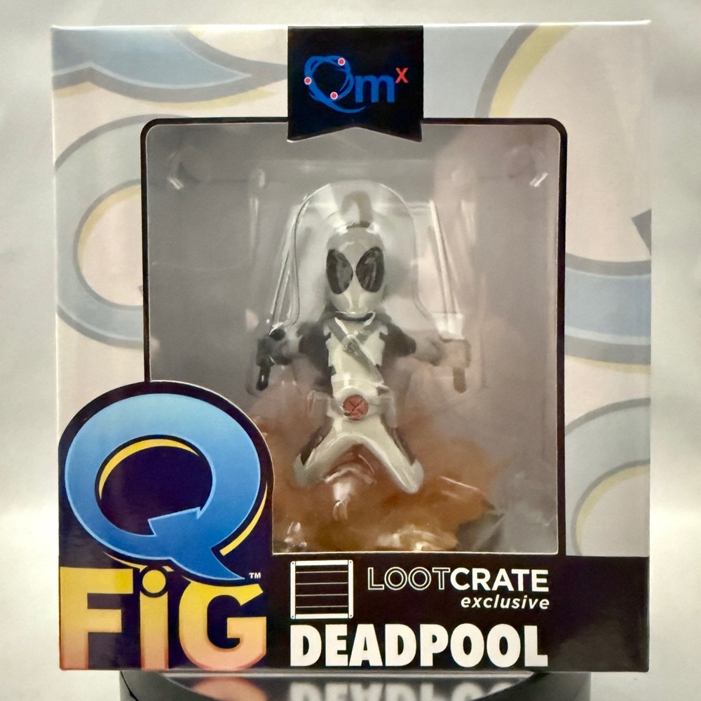 Q-Fig Deadpool X-Force Variant, Marvel Loot Crate Exclusive, New In Box